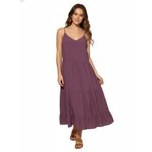 Arkitect Sleeveless Purple Beach Maxi Sundress